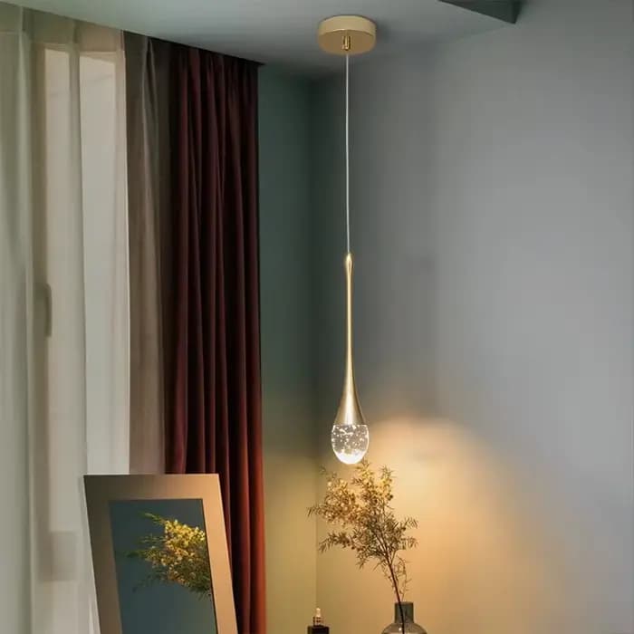 Lustre en cristal de luxe pour villa, escalier, salon, lampe suspendue, chambre à coucher, chevet, lumière LED, hall d'hôtel, luminaires suspendus en cristal
