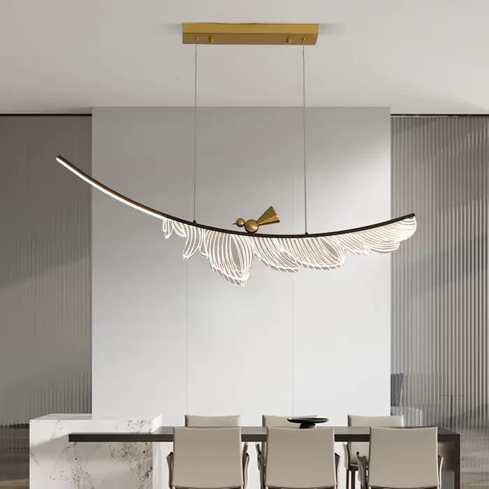 Lustre au Design moderne, Luminaire de plafond, Luminaire décoratif d'intérieur, idéal pour un salon, une salle à manger ou une chambre à coucher