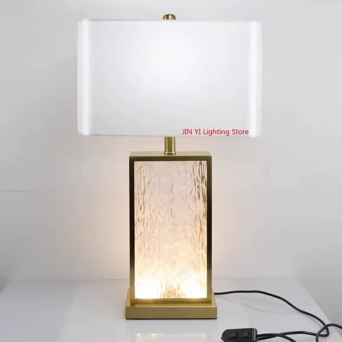 Lampes de Table modernes en tissu de soie, abat-jour pour chambre à coucher, lampe de chevet, lumière ambiante, décoration de bureau moderne et Simple