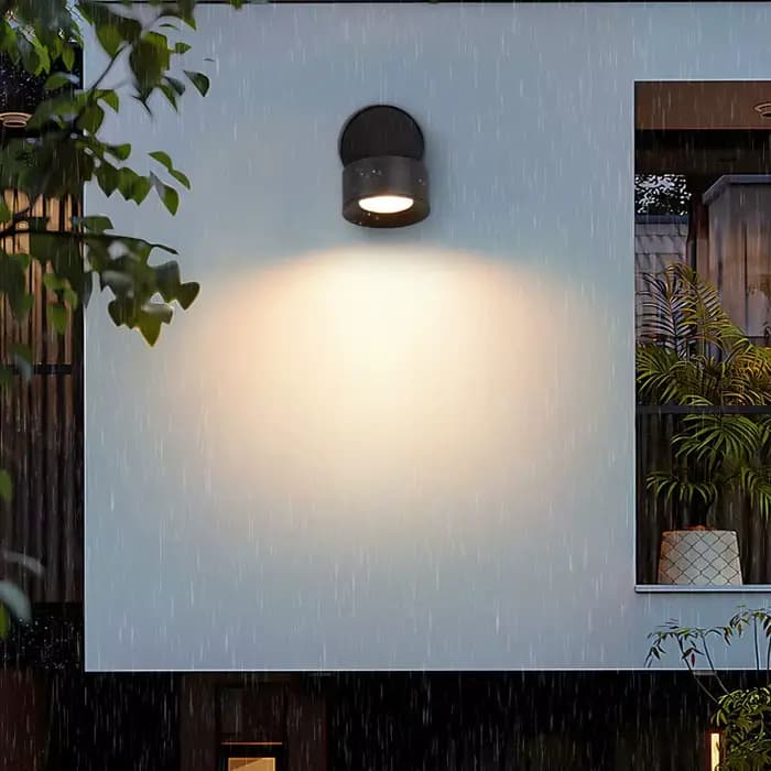 Lampe murale extérieure étanche pour cour, villa, portail, terrasse, jardin, enclos, balcon - Décoration d'éclairage moderne