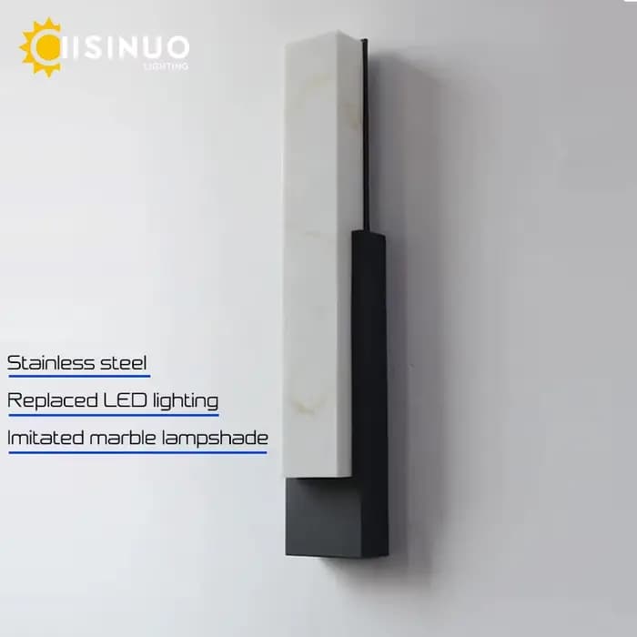 Appliques murales LED en acier inoxydable, lampe de porche, appliques étanches, antirouille, extérieur, cour, rue, chemin, IP65, AC 85-265V, 12W, 18W