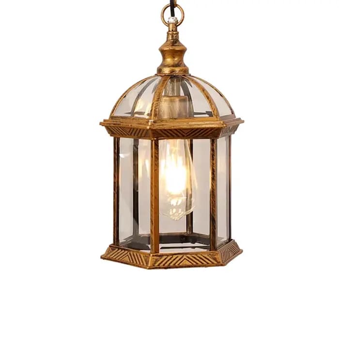 Lampe d'extérieur à suspension pour jardin, lanterne étanche, plafonniers pour couloir, couloir, allée, cour, balcon