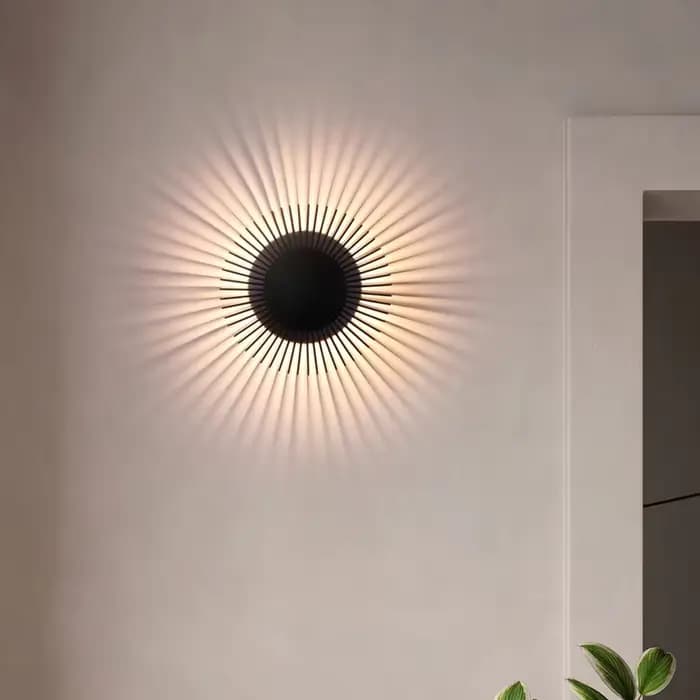 Petite Applique Murale en Aluminium au Design Moderne, Luminaire Décoratif d'Nik, Disponible en Noir, Rose et Or, Idéal pour un Hôtel, un Salon, une Chambre à Coucher ou une Chambre à Coucher