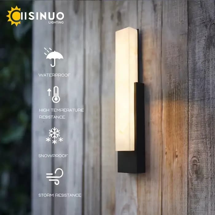 Appliques murales LED en acier inoxydable, lampe de porche, appliques étanches, antirouille, extérieur, cour, rue, chemin, IP65, AC 85-265V, 12W, 18W