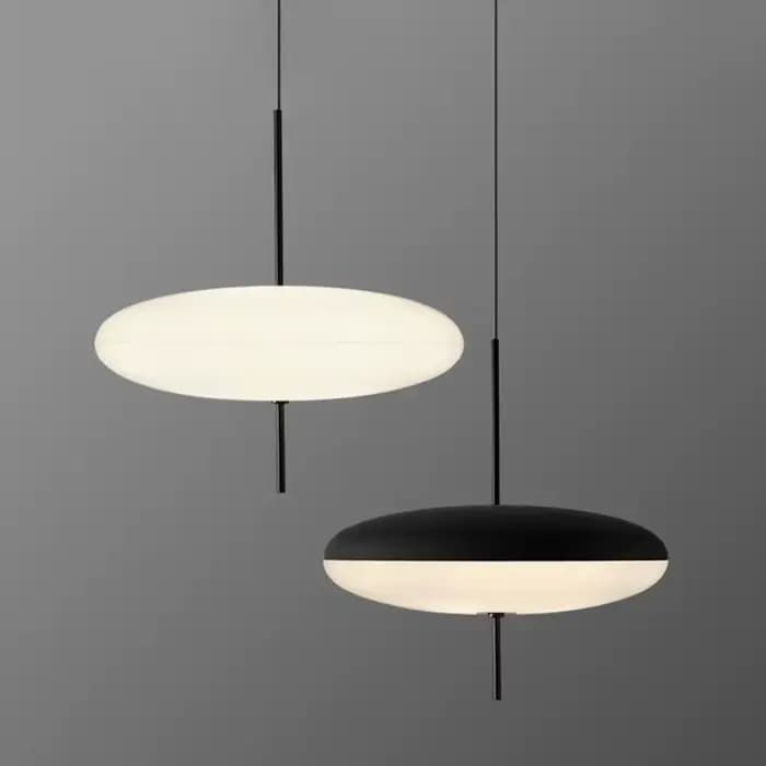Lampe LED suspendue au design nordique, soucoupe volante, pour chambre à coucher, salon, Bar, café, bureau, intérieur, luminaire décoratif d'intérieur Simple pour la maison