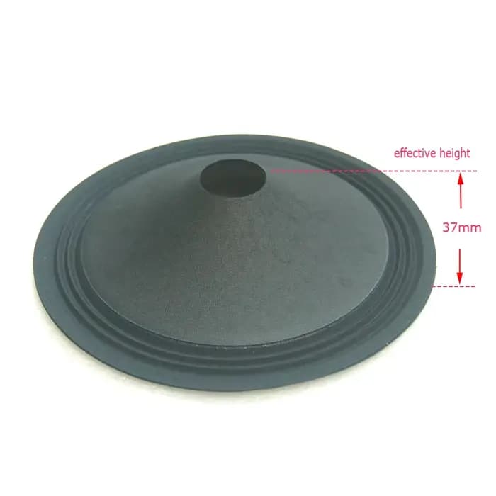 Lot de 4 cônes en papier pour haut-parleur de 8 pouces (198x30.8x40mm) avec suspension en tissu, pièces de rechange audio DIY, accessoire pour woofer