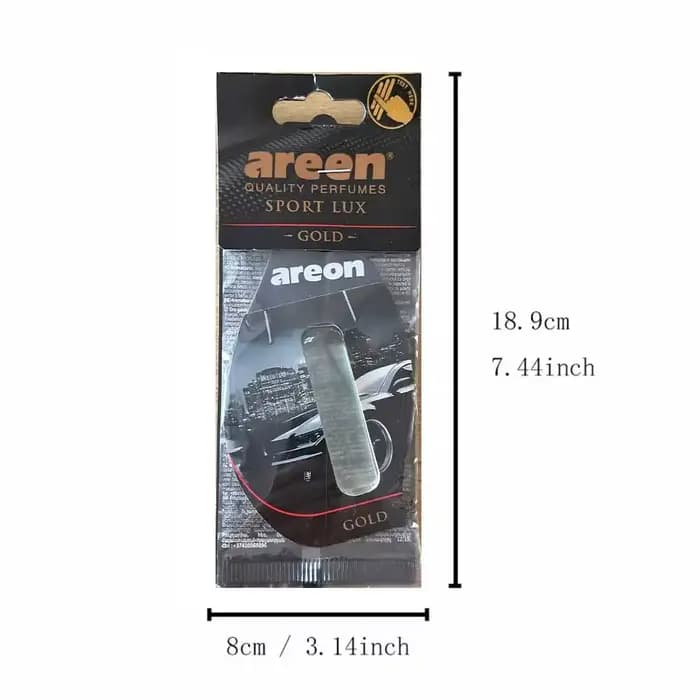5/10/20pcs Golden Premium Gel Car Perfume - Décoration de voiture suspendue de luxe, parfum élégant et durable