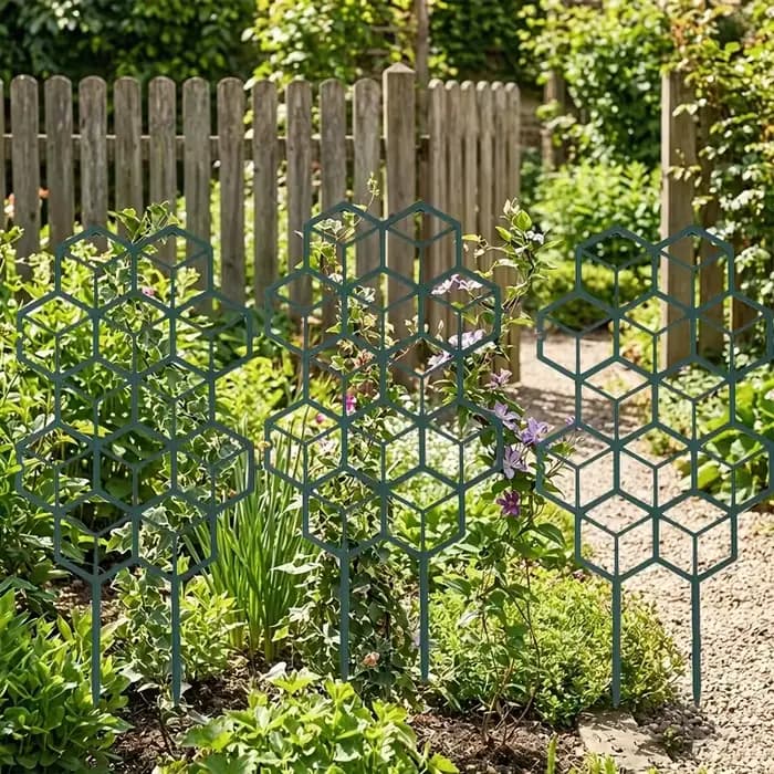 Support de plantes en nid d'abeille, treillis de jardin robuste et respirant, outil de jardinage pour la croissance des plantes