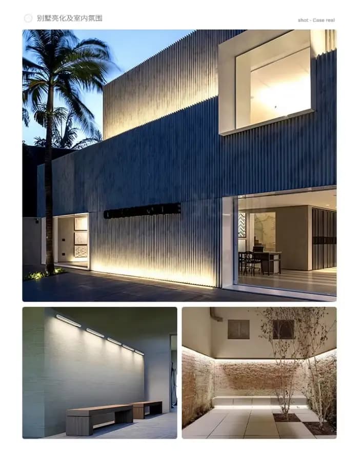 LED mur rondelle paysage lumière DC24V lumières extérieures mur linéaire lampe projecteur 100 cm wallwasher Led IP65 étanche extérieur