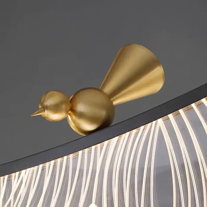 Lustre au Design moderne, Luminaire de plafond, Luminaire décoratif d'intérieur, idéal pour un salon, une salle à manger ou une chambre à coucher