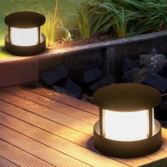 Lampadaire de Jardin Extérieur Thrisdar 7W 12W AC85V-265V pour Allée, Pelouse et Colonne – Éclairage Paysager