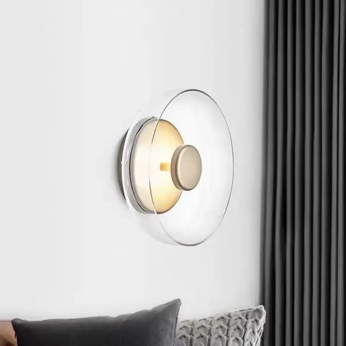 Applique murale moderne en verre, éclairage Led, bol suspendu, style nordique, salon, chambre à coucher, lampe de chevet, cuisine, décoration intérieure, luminaires