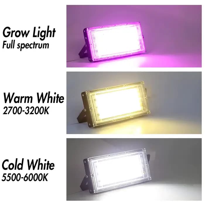Projecteur LED pour maison extérieure 50W 100W 150W AC 220V Foco LED plafonnier extérieur Dowm éclairage public