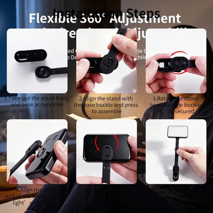 Lampe de lecture LED pour livre, lumière de lecture, protection des yeux, à clipser, rechargeable par USB, lampe à intensité réglable, flexible, lampe de lecture nocturne réglable