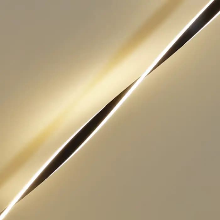 Lampe autoportante en spirale blanche, design moderne, longue ligne, luminaire décoratif d'intérieur, idéal pour un salon, une chambre à coucher, un bureau ou un canapé
