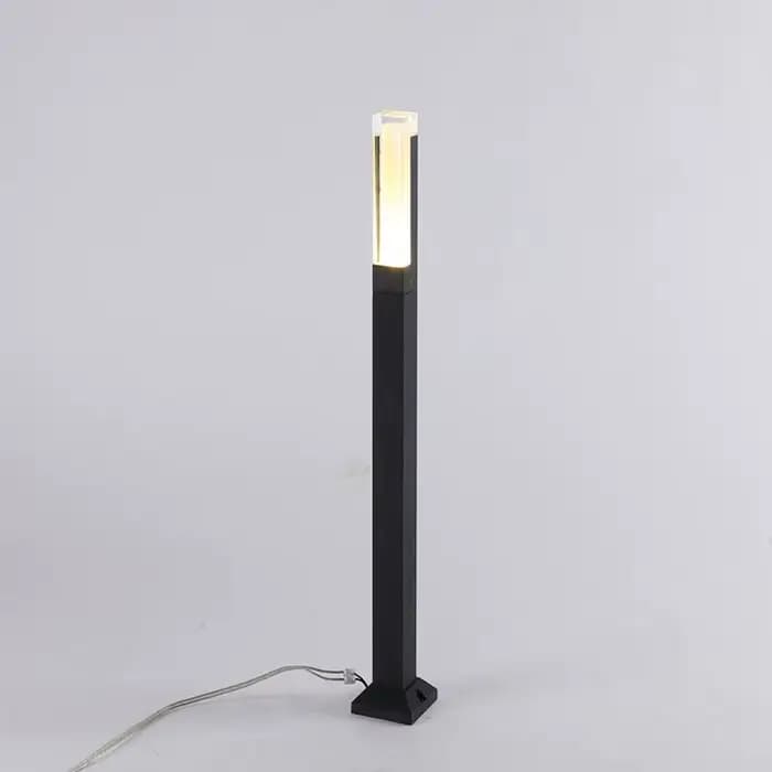 Lampe de pelouse extérieure à mât haut, lampe de paysage de cour, ingénierie, étanche, moderne, minimaliste, vert, jardin, parc, personnalisé
