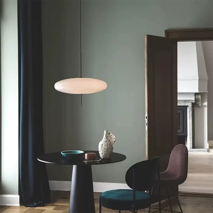 Lampe LED suspendue au design nordique, soucoupe volante, pour chambre à coucher, salon, Bar, café, bureau, intérieur, luminaire décoratif d'intérieur Simple pour la maison
