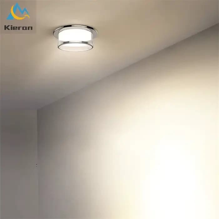 Plafonnier LED intégré en cristal pour la décoration de la maison, luminaires pour le salon, le porche, le couloir, la chambre, la cuisine, le budgétaire, HOKitchen