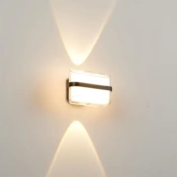 Lampe murale extérieure étanche IP65, circulaire, pour intérieur, balcon, couloir, allée, cour, éclairage extérieur moderne