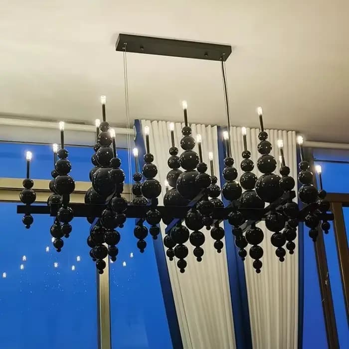 Nordique luxe Villa plafond Lustre haut de gamme hôtel atmosphère salle à manger salon suspension lampe concepteur suspendu Lustre maison