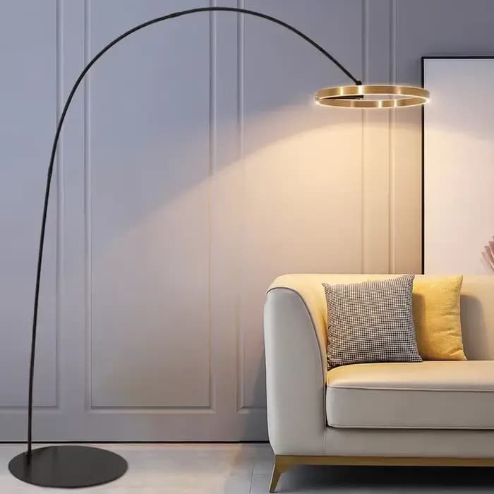 Lampadaire de pêche de luxe italien LED lumière sur pied pour salon canapé chambre étude Art moderne atmosphère lumière décorative