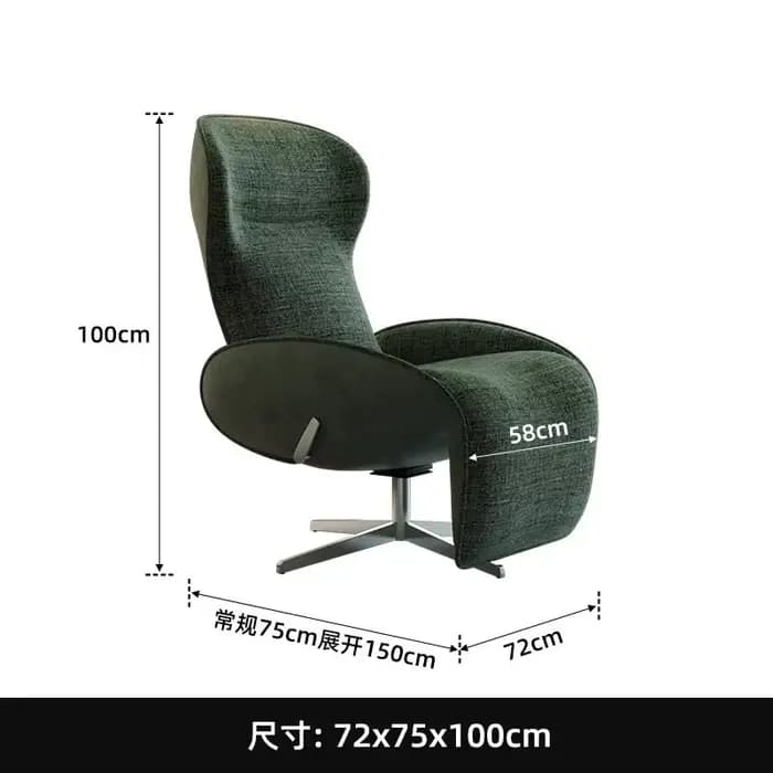 Fauteuils pivotants pour adultes, fauteuils de lecture relaxants, grands fauteuils de salon, chaises