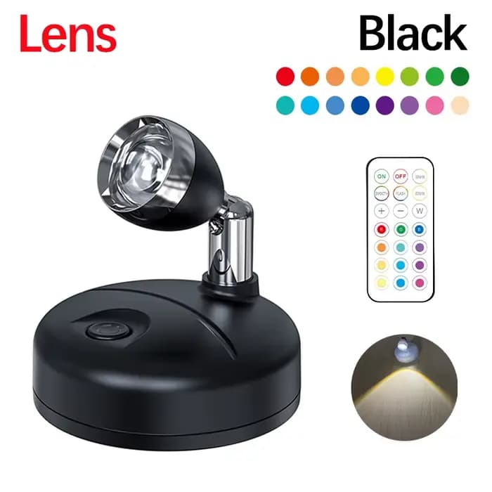 Lampe murale LED pour décoration d'affichage artistique, lumière de peinture télécommandée avec 13 c