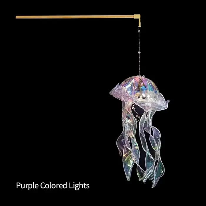 Lampe méduse Portable lanterne enfants chambre suspendue veilleuse sous la mer coloré sirène océan f