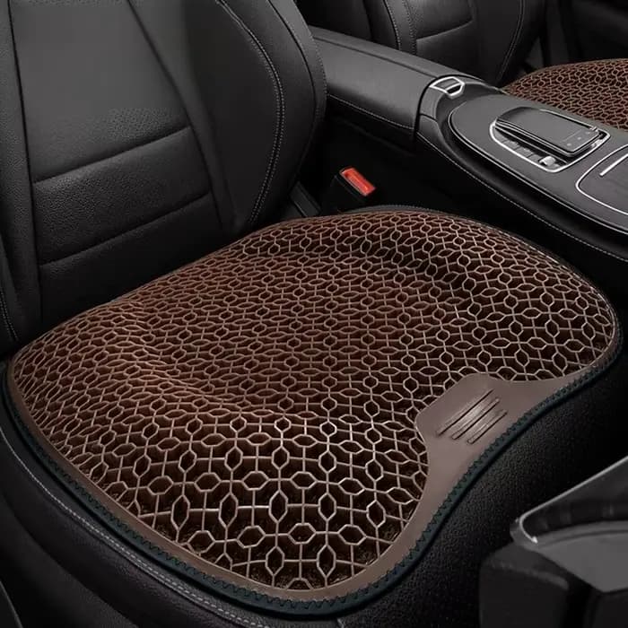 Coussin de siège de voiture en gel à structure alvéolée, respirant, doux et facile à nettoyer, offra