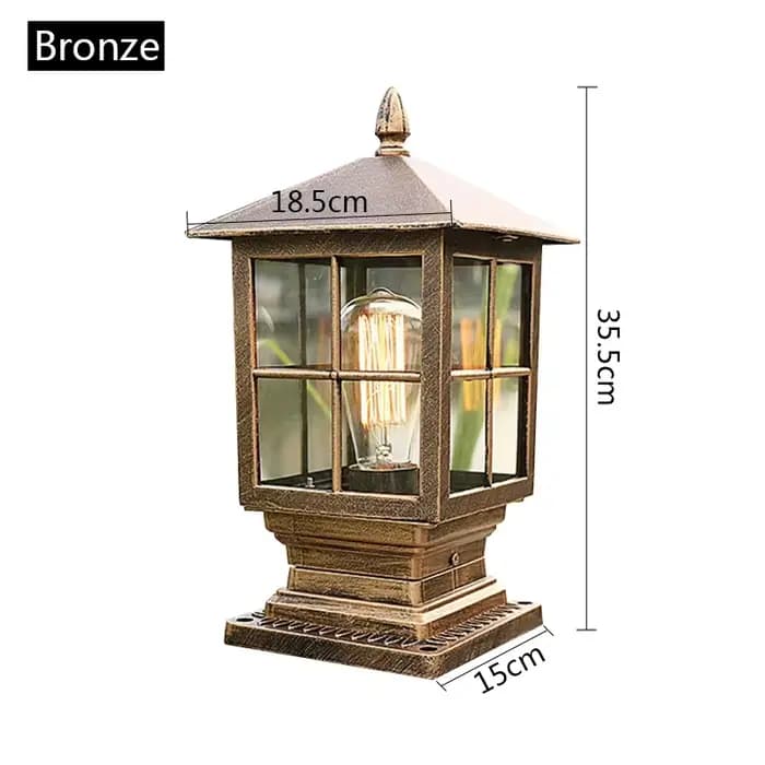 Lampes de poteau étanches pour villa, cour, portail, éclairage extérieur, lampes de jardin, éclairag