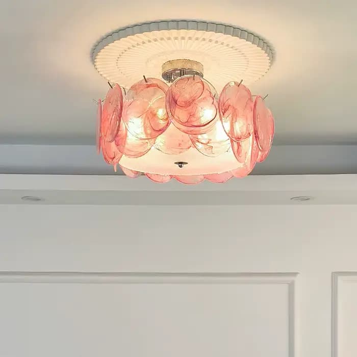 Plafonnier en verre de Murano, lustre moderne coloré pour salon, cuisine, chambre à coucher, éclaira