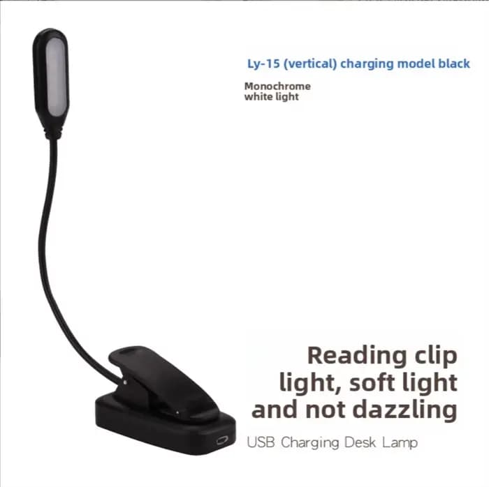2025 Nouvelle lampe de lecture de livre Lampe de livre LED pour lire au lit - lire la nuit sans revi