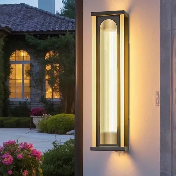 Nouveau Ultra lumineux applique extérieure lumière de luxe et Simple Villa porte lumières latérales