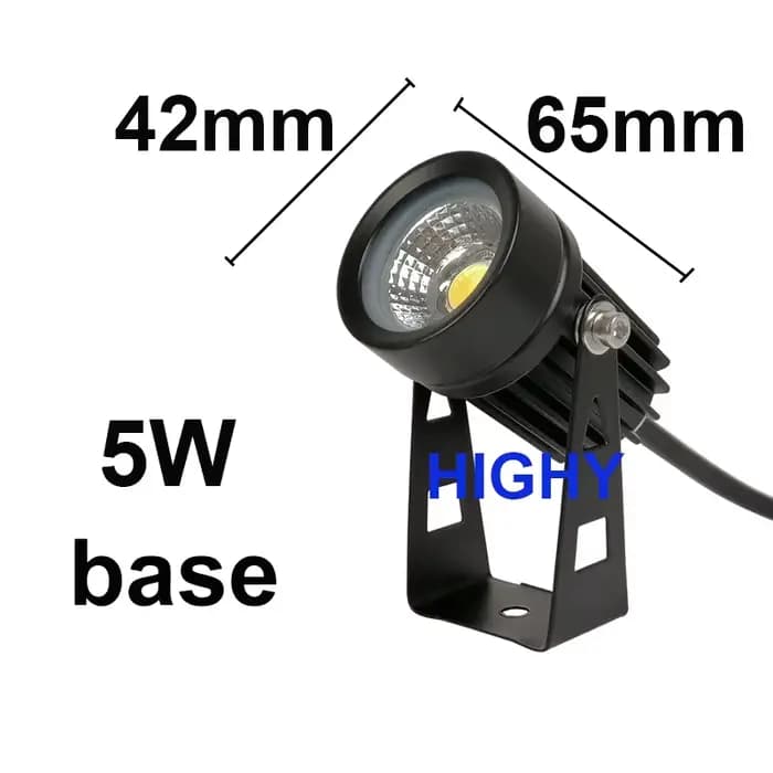 Lampe LED imperméable conforme à la norme IP65, éclairage d'extérieur, luminaire décoratif de paysag