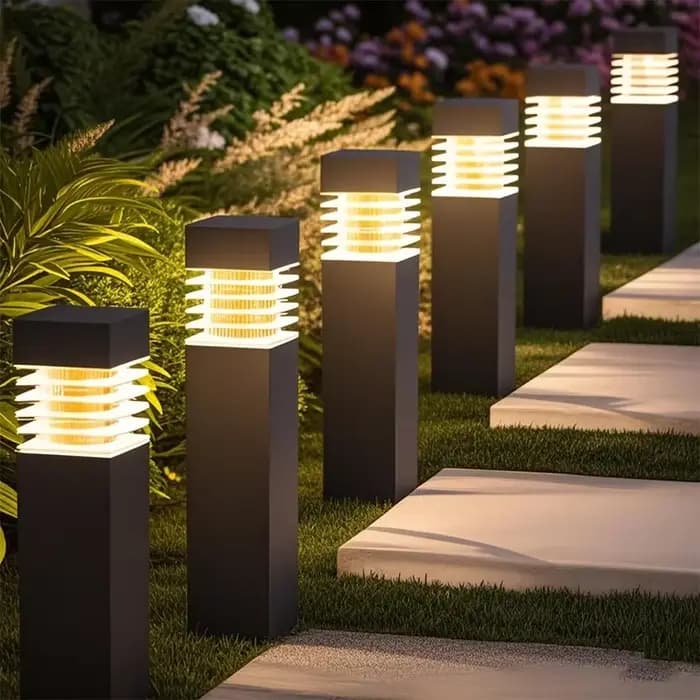 Lumières solaires extérieures de paysage de jardin de cour lumières de nuit de pelouse aménagement d