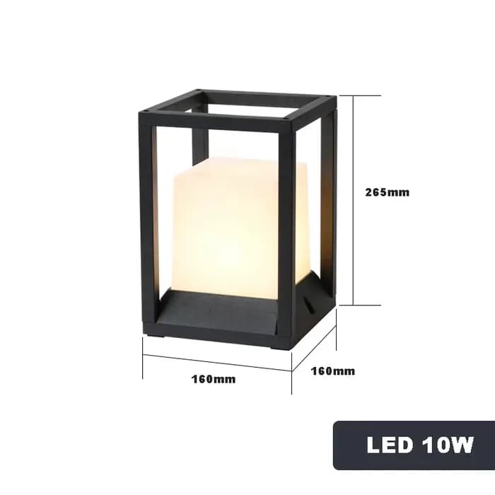 Lampadaire de Jardin Extérieur Étanche pour Clôture, Villa et Aménagement Paysager