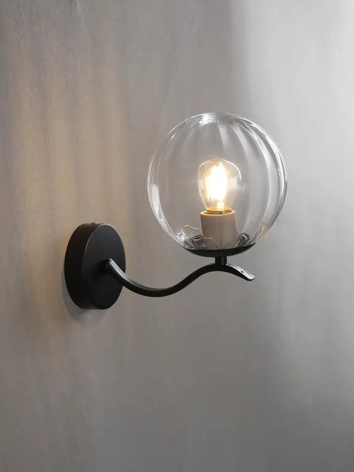 Applique murale LED moderne nordique couleur verre applique murale minimaliste chambre chevet appliq