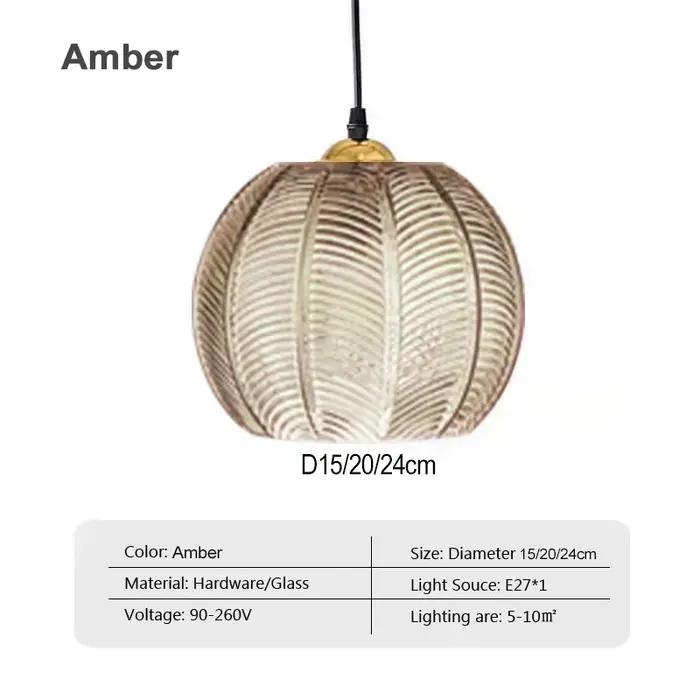 Lampe suspendue moderne multicolore en verre nordique, luminaire décoratif d'intérieur pour salon, s
