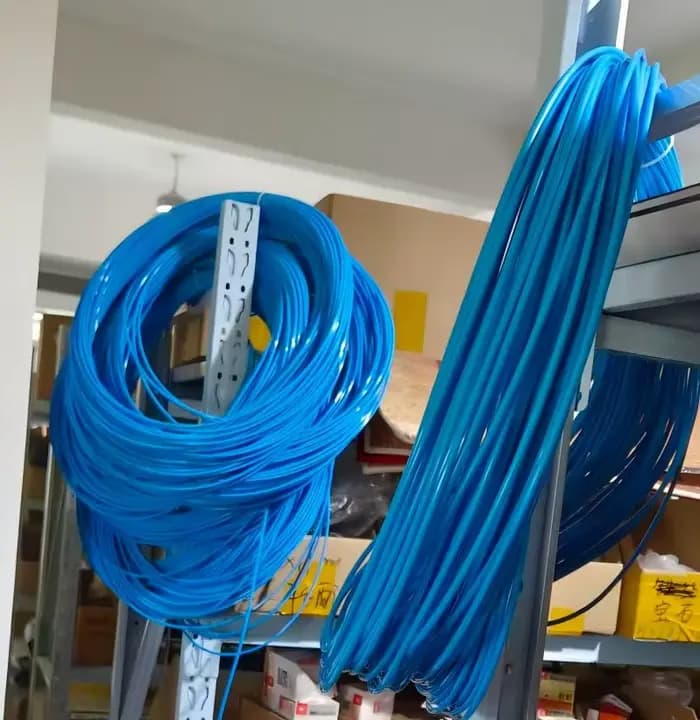 Matériau de tressage en rotin synthétique circulaire, rotin plastique pour tricoter et réparer chais