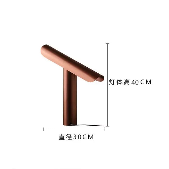 Lampe de bureau à ampoule LED design pour chambre d'hôtel, décoration de maison moderne en fer color