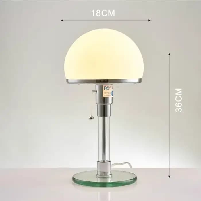 Lampe de table à LED en verre simple pour chambre à coucher nordique, lampe de chevet, lumières uniq