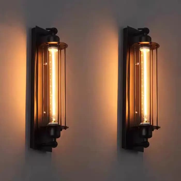 Style industriel rétro fer applique murale couloir escalier Restaurant Loft chambre lampe chevet mai