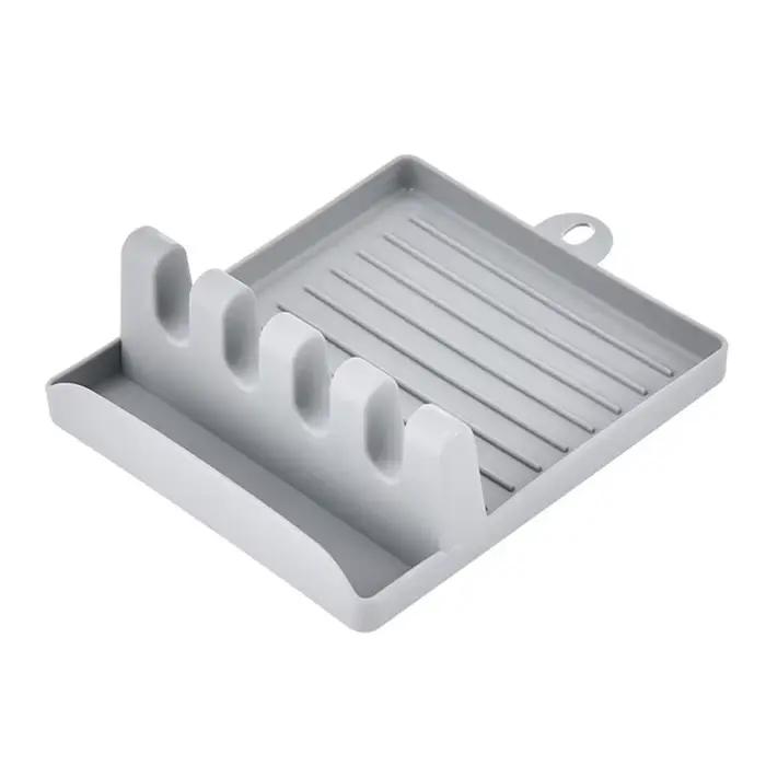 Porte-cuillères de cuisine, fourchette, spatule, étagère, organisateur, porte-baguettes en plastique