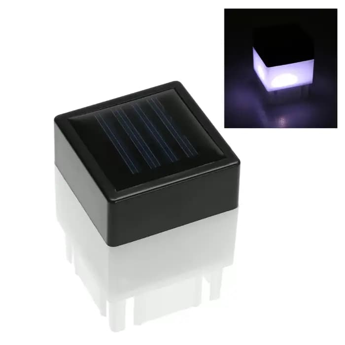 Pilier solaire poteau clôture lampe étanche extérieur jardin LED poteau phare blanc chaud éclairage
