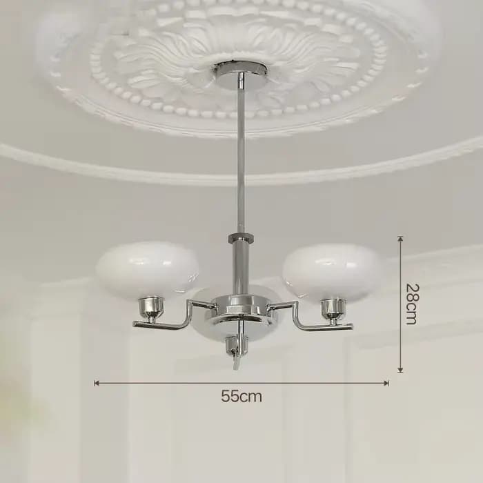 Lustre de plafond rétro nordique, lampes suspendues médiévales, chambre à coucher, salle d'étude, sa