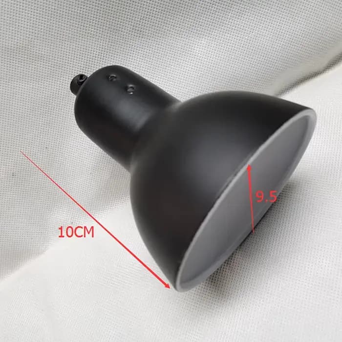 Lampe chauffante pour reptiles ; Abat-jour de sécurité ; Dôme métallique pour éclairage d'habitat