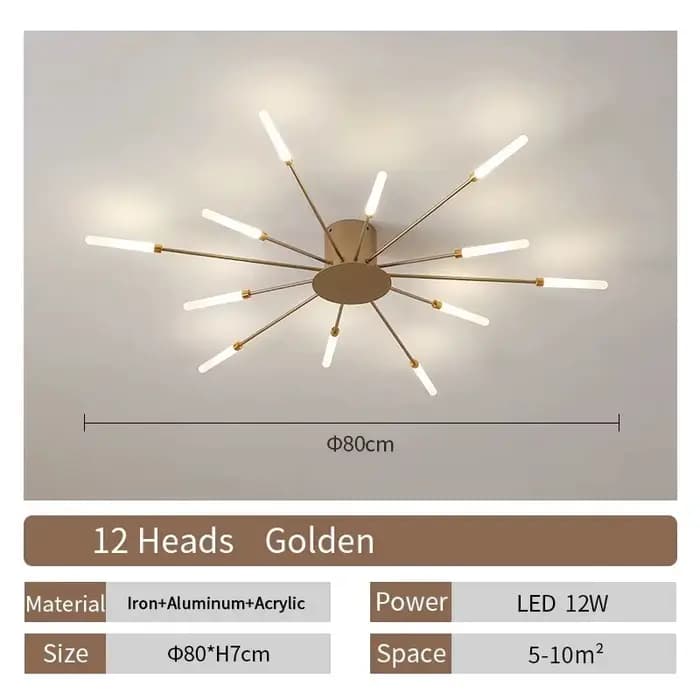 Plafonnier LED suspendu en spirale au design nordique moderne, luminaire décoratif d'intérieur, idéa