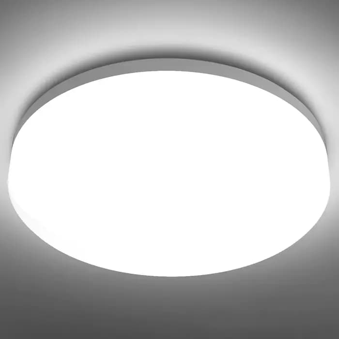 Plafonnier LED rond Ultra-fin, luminaire encastré étanche, lumière du jour 6500K, éclairage domestiq