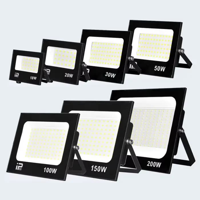 Projecteur d'extérieur étanche IP66, projecteur LED AC220V 10W 20W 30W 50W 100W 200W, lampe d'extéri