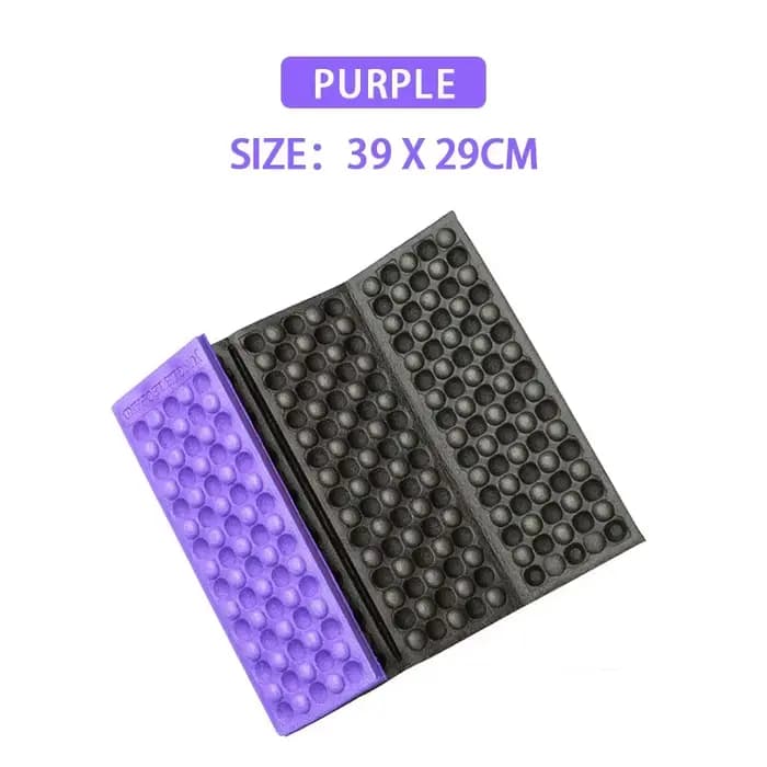 Tapis de massage nid d'abeille pliable en XPE, coussin d'extérieur pour randonnée, camping, entraîne